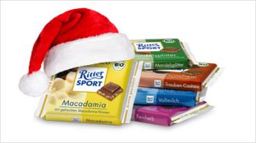 Weihnachtsfr�hst�ck und Ritter Sport